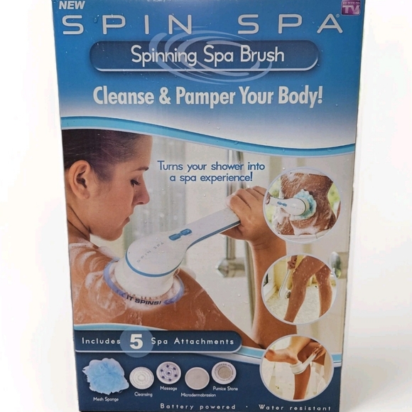 Spinning Spa Brush - Blue - Picture 1 of 5